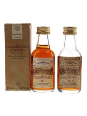 Glendronach 12 Year Old Sherry Cask Bottled 1980s 2 x 5cl / 40%