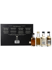 Montague's Specially Selected Malt Whiskies Aberlour 10 YO, Drumguish, Speyburn 10 YO & The Speyside 12 YO 4 x 5cl / 40%