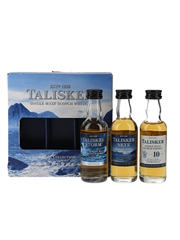 Talisker Whisky Set: Made by the Sea 10 Year Old, Storm & Skye 3 x 5cl / 45.8%