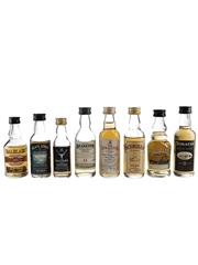 Assorted Highland Single Malt Scotch Whisky  8 x 3cl-5cl