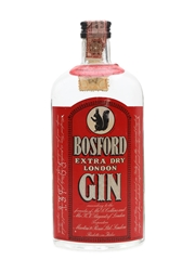 Bosford Extra Dry London Gin Bottled 1960s - Martini & Rossi 75cl / 46%