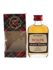 Scapa 8 Year Old 100 Proof Bottled 1970s - Gordon & MacPhail 5cl / 57%