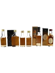 Assorted Speyside Single Malt Scotch Whisky Bottled 1970s-1980s 6 x 5cl
