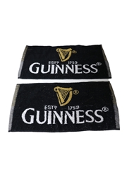 Guinness Memorabilia x 9 Including Tee Shirt, Banner, Bar Towels, Pin Badges & Shamrock Moulds 