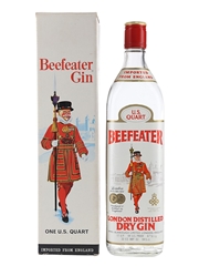 Beefeater Dry Gin - US Quart Bottled 1970s 94.5cl / 47%
