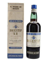 Digestif KR Acqua Di Vita Medicinal Bottled 1950s 100cl / 41%