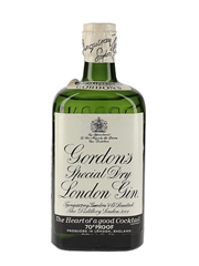 Gordon's Special Dry London Gin Spring Cap Bottled 1950s 37.5cl / 40%