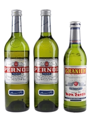 Pernod Fils & Granier Pastis  3 x 50cl-70cl