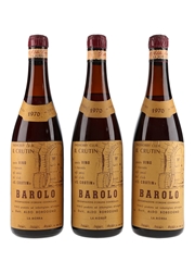 1970 Barolo Il Crutin Dott. Aldo Borgogno 3 x 72cl / 13.9%