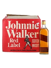 Johnnie Walker Red Label Bottled 1970s - Original Case 12 x 75.7cl / 40%