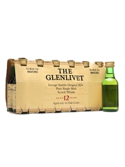 Glenlivet 12 Year Old Miniatures 12 x 5cl / 40%
