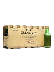 Glenlivet 12 Year Old Miniatures 12 x 5cl / 40%
