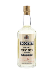 Booth's Finest Dry Gin Bottled 1964 75.7cl / 40%