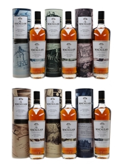 Macallan James Bond With Prints 60th Anniversary, Decade Series Set I-VI 6 x 70cl / 43.7%