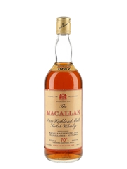 Macallan 1937 Bottled 1970s - Gordon & MacPhail 75.7cl / 40%