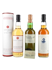 Michael Jackson Special Blend, Spirit Of Unity Blended Malt & Twenty Twenty Blended Scotch Whisky  3 x 70cl