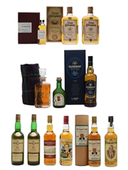 Scotch Whisky Industry Leaders Single Malts & Blends 12 x 10cl-75cl