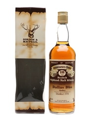 Dallas Dhu 1970 18 Year Old Connoisseurs Choice 75cl / 40%