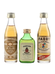 Assorted Irish Whiskey  3 x 5cl-7cl