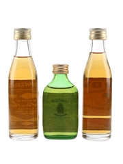 Assorted Irish Whiskey  3 x 5cl-7cl