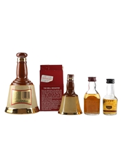 Bell's Old Brown Decanter, Bell's 12 Year Old & 21 Year Old  4 x 5cl-18.75cl / 40%