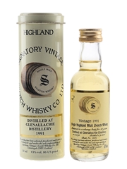 Glenallachie 1991 10 Year Old Bottled 2001 - Signatory Vintage 5cl / 43%