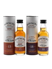 Bowmore 15 Year Old & 18 Year Old