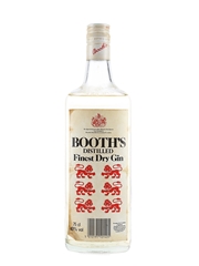 Booth's Finest Dry Gin Bottled 1980s 75cl / 40%