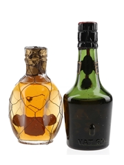 Haig's Dimple Spring Cap & Vat 69 Bottled 1940s-1950s 2 x 4.7cl-5cl  / 40%