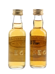 Bowmore 12 Year Old & Legend Bottled 1990s 2 x 5cl