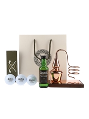 Ardbeg 10 Year Old With Copper Pot Still Presentation Stand And Golf Balls  5cl / 46%