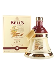 Bell's Christmas 1997 8 Year Old Ceramic Decanter
