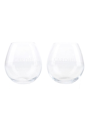 Cardhu Whisky Tumblers  2 x 11cm Tall