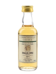 Dallas Dhu 1971 Connoisseurs Choice Bottled 1990s - Gordon & MacPhail 5cl / 40%