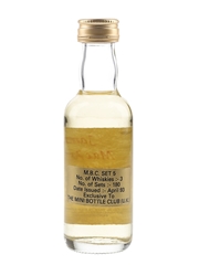 Banff 1976 15 Year Old Mini Bottle Club 1993 - James MacArthur's 5cl / 61.1%