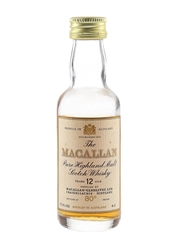 Macallan 12 Year Old 80 Proof Bottled 1970s 4cl / 46%