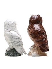 Beneagles Ceramic Owls Snowy Owl & Short-Eared Owl 2 x 20cl / 40%