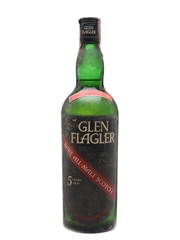 Glen Flagler 5 Year Old Rare All Malt Bottled 1970s 75cl / 40%