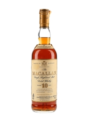 Macallan 10 Year Old Bottled 1980s - Giovinetti 75cl / 40%