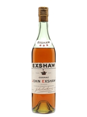 John Exshaw 3 Star Bottled 1960s 70cl / 40%