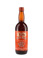 Four Bells Navy Rum Bottled 1970s - Challis Stern & Co. 73.8cl / 40%