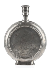 Pewter Decanter With Stopper Reproduction - Possibly 1980s 21.5cm x 16.5cm x 4.5cm