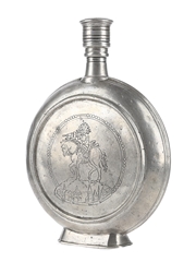 Pewter Decanter With Stopper Reproduction - Possibly 1980s 21.5cm x 16.5cm x 4.5cm