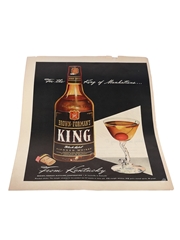 King Brown Forman's Whisky Advertising Print