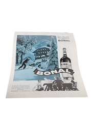 Bonal Aperitif Advertising Print 1937 29cm x 38cm