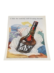 VAT 69 Whisky Advertisement Print