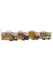 The Whisky Trail Set of Four Collectible Model Vans Lledo Collectibles - The Bygone Days Of Road Transport 7.5cm x 15cm x 4cm