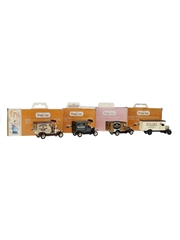 The Whisky Trail Set of Four Collectible Model Vans Lledo Collectibles - The Bygone Days Of Road Transport 7.5cm x 15cm x 4cm