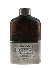 Roderick Dhu Hip Flask Glasgow International Exhibition 1901 13cm Tall