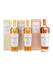 Macallan Colour Collection 12, 15 & 18 Year Old  3 x 70cl